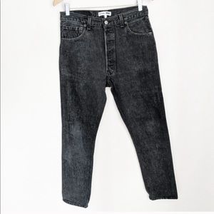 Re/Done Levi’s High Rise Ankle Crop Jeans